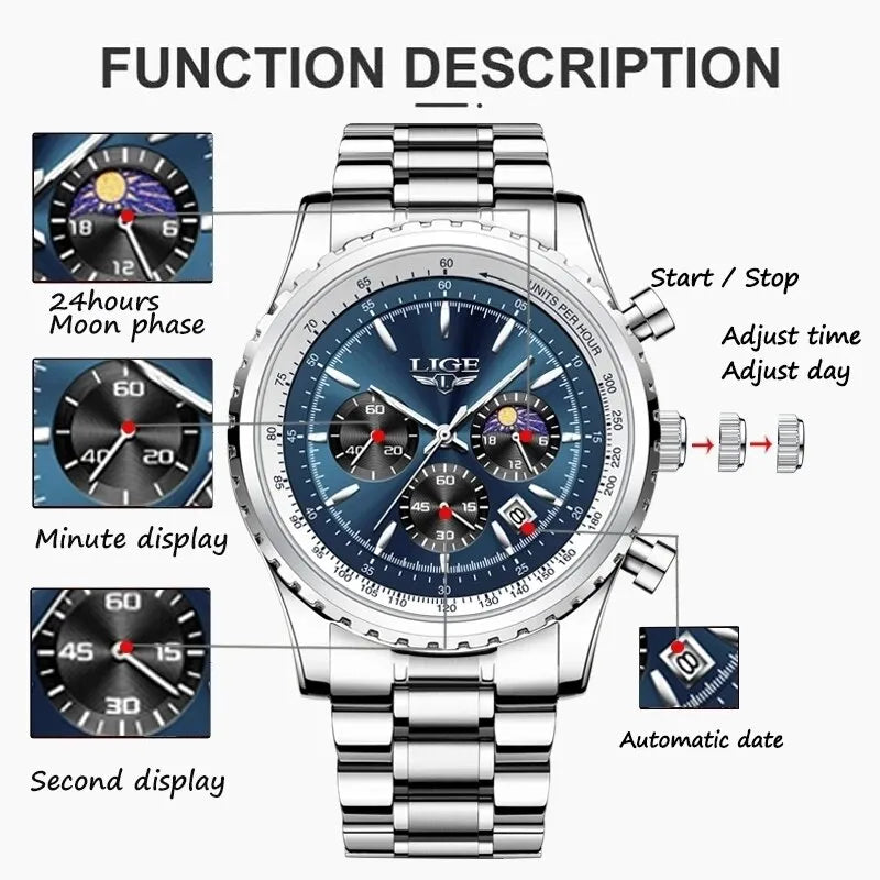 Montre  pour Homme : Date Chronograph