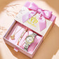 Coffret ensemble montre et bijoux pour femme luxe.